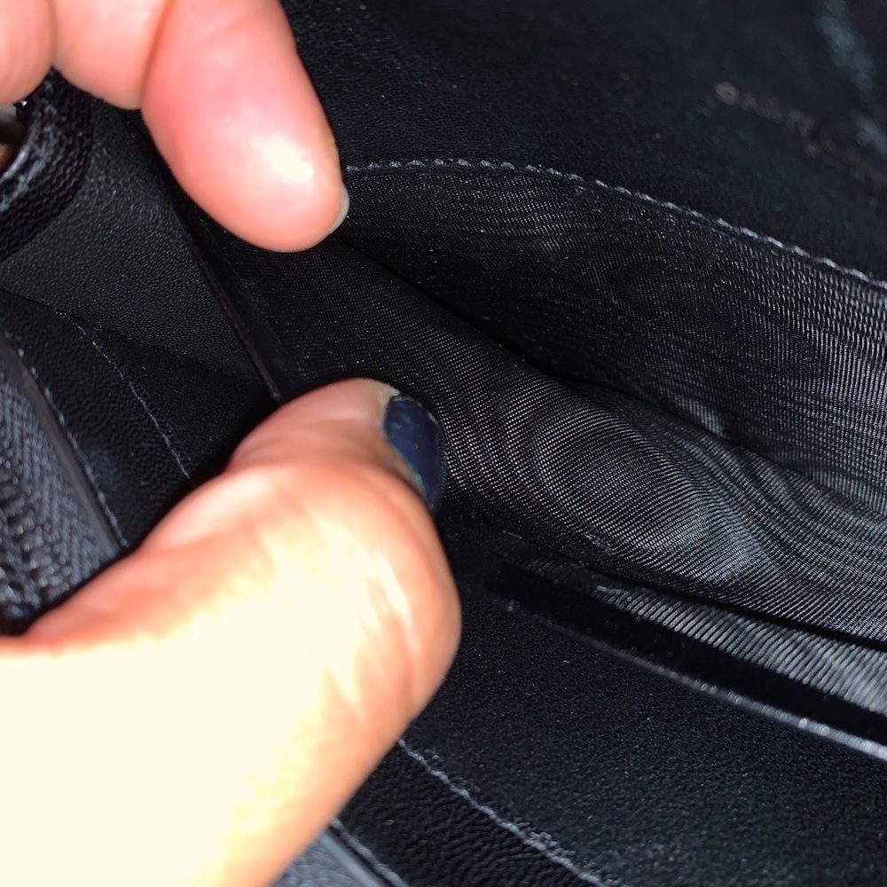Black Velvet ‘Kate’ Saint Laurent Bag - Picture 9 of 10